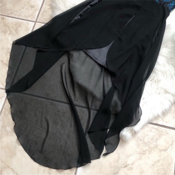 Jessica McClintock High Low Prom Dress - Picture 4 of 7